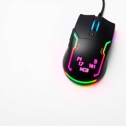 Mouse Gamer RGB 12000 DPI 7 Botões Programáveis Ultra Leve